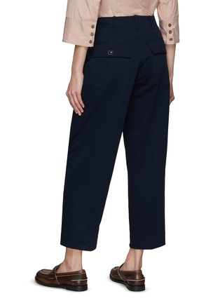 背面 - 点击放大 - ST. JOHN - High Rise Wide Leg Cotton Twill Pants