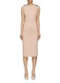 首图 - 点击放大 - ST. JOHN - Cross Back Sheath Round Neck Sleeveless Dress