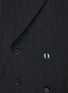  - HAVRE STUDIO - 钮扣后背开衩双排扣枪驳领条纹西服外套