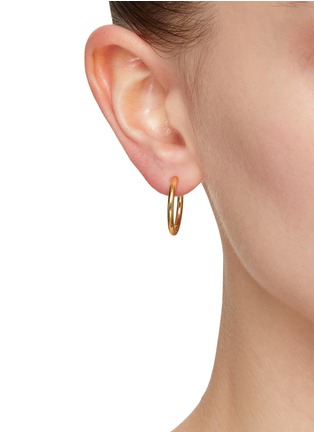 正面 -点击放大 - EYE M - HULA 搪瓷 18K 镀金纯银多圈耳环