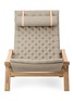 首图 –点击放大 - CARL HANSEN & SØN - FK10 PLICO 亚麻帆布及橡木可折叠休闲椅