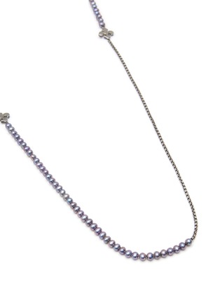 细节 - 点击放大 - TATEOSSIAN - IPANEMA 珍珠镀铑银项链