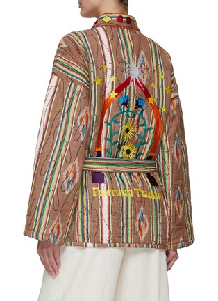 背面 - 点击放大 - MONOKI - SANTAFE 刺绣和服外套