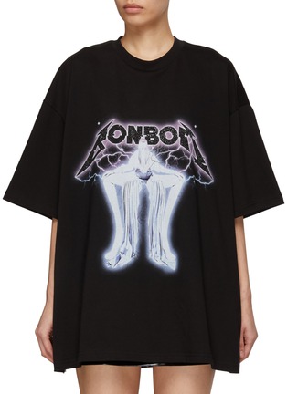 首图 - 点击放大 - BONBOM - 印花图案廓形 T 恤