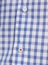  - ISAIA - Wide Collar Check Cotton Shirt