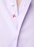  - ISAIA - Wide Collar Herringbone Cotton Shirt