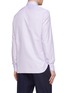 背面 - 点击放大 - ISAIA - Wide Collar Herringbone Cotton Shirt