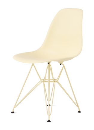 首图 –点击放大 - HERMAN MILLER - X HAY EAMES 金属底座模压塑料椅 — 黄色