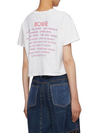背面 - 点击放大 - MOTHER - x BOWIE® 印花短款 T 恤