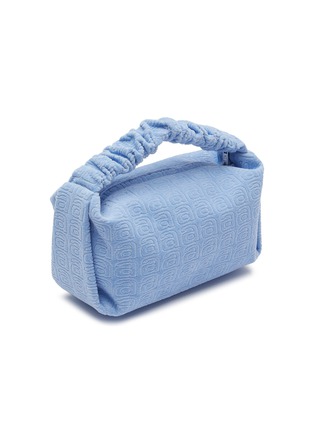 细节 - 点击放大 - ALEXANDERWANG - SCRUNCHIE 小号 LOGO 丝绒手提包