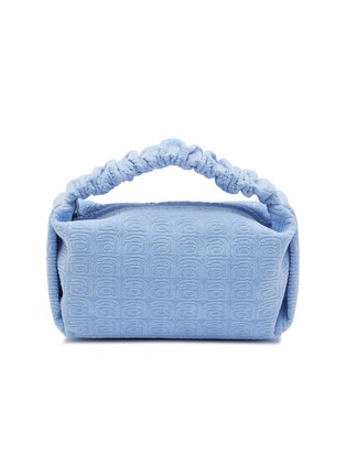 首图 - 点击放大 - ALEXANDERWANG - SCRUNCHIE 小号 LOGO 丝绒手提包