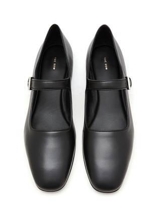 细节 - 点击放大 - THE ROW - AVA 尖方头玛丽珍平底鞋