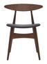 首图 –点击放大 - CARL HANSEN & SØN - CH33P 皮革坐垫油橡木餐椅