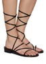 模特儿示范图 - 点击放大 - ANCIENT GREEK SANDALS - ‘Hara’ Ankle Wrap Leather Sandals