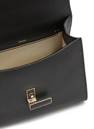 细节 - 点击放大 - VALEXTRA - Medium 'Iside' Grained Leather Shoulder Bag