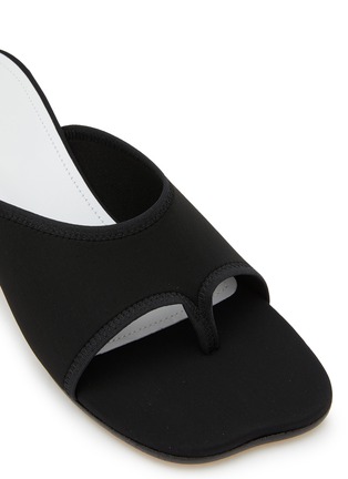 细节 - 点击放大 - MM6 MAISON MARGIELA - 分趾中跟穆勒凉鞋