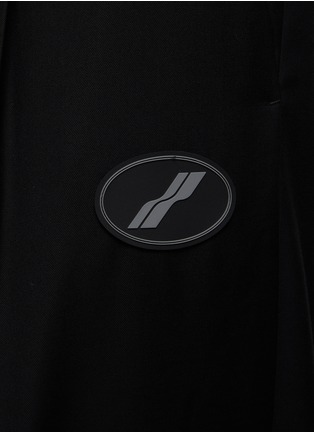  - WE11DONE - 直筒 LOGO 褶裥长裤