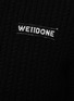  - WE11DONE - LOGO 短款罗纹羊毛针织开衫
