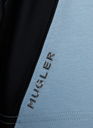  - MUGLER - 撞色拼接 T 恤