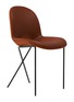 细节 –点击放大 - THE CONRAN SHOP - CROSS LEG 交叉脚镂空皮革座椅 — 肉桂色