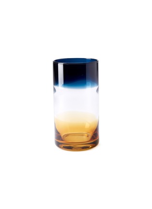 Main View - 点击放大 - THE CONRAN SHOP - OMBRE 高身口吹玻璃杯 — 蓝色及琥珀色