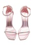 细节 - 点击放大 - STUART WEITZMAN - NUDISTCURVE一字带真皮高跟凉鞋