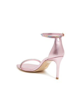  - STUART WEITZMAN - NUDISTCURVE一字带真皮高跟凉鞋