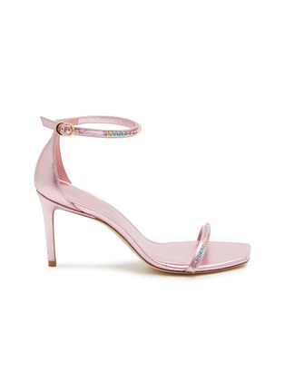 首图 - 点击放大 - STUART WEITZMAN - NUDISTCURVE一字带真皮高跟凉鞋