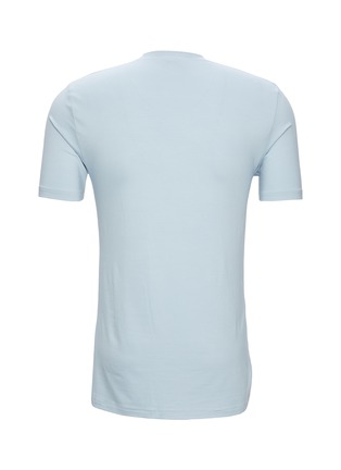 模特儿示范图 - 点击放大 - ZIMMERLI - PURENESS 圆领短袖 T 恤
