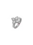 首图 - 点击放大 - ROBERTO COIN - PRINCESS FLOWER 钻石红宝石 18K 白金戒指
