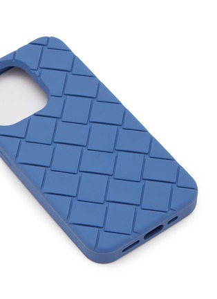 细节 - 点击放大 - BOTTEGA VENETA - 科技橡胶编织纹手机壳 — IPHONE 14 PRO
