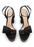 细节 - 点击放大 - GIANVITO ROSSI - 70 PLATFORM 缎面半蝴蝶结高跟鞋