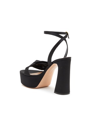  - GIANVITO ROSSI - 70 PLATFORM 缎面半蝴蝶结高跟鞋