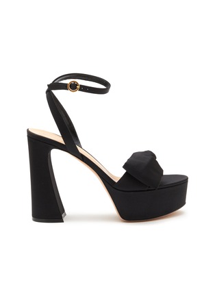 首图 - 点击放大 - GIANVITO ROSSI - 70 PLATFORM 缎面半蝴蝶结高跟鞋