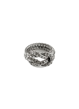 首图 - 点击放大 - JOHN HARDY - ‘Classic Chain’ Silver Knotted Double Chain Ring