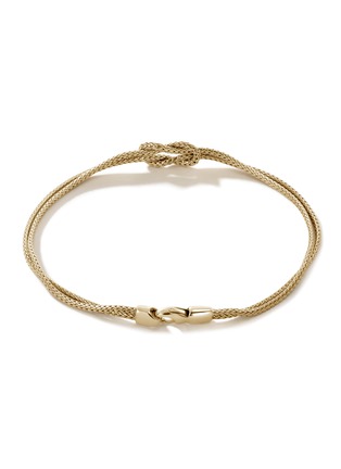 细节 - 点击放大 - JOHN HARDY - ‘Classic Chain’ 14K Gold Knotted Double Chain Bracelet