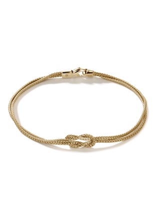首图 - 点击放大 - JOHN HARDY - ‘Classic Chain’ 14K Gold Knotted Double Chain Bracelet