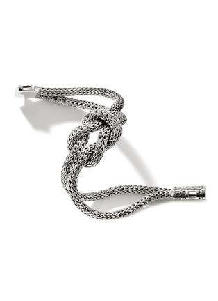 细节 - 点击放大 - JOHN HARDY - ‘Classic Chain’ Silver Knotted Double Extra Small Chain Bracelet