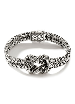 首图 - 点击放大 - JOHN HARDY - ‘Classic Chain’ Silver Knotted Double Extra Small Chain Bracelet
