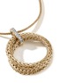 细节 - 点击放大 - JOHN HARDY - ‘Classic Chain’ 18K Gold Diamond Double Ring Charm Chain Necklace
