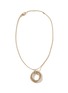 首图 - 点击放大 - JOHN HARDY - ‘Classic Chain’ 18K Gold Diamond Double Ring Charm Chain Necklace