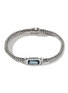 首图 - 点击放大 - JOHN HARDY - ‘Classic Chain’ Silver London Blue Topaz Extra Small Chain Bracelet