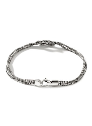 细节 - 点击放大 - JOHN HARDY - ‘Classic Chain’ Silver Knotted Double Chain Bracelet