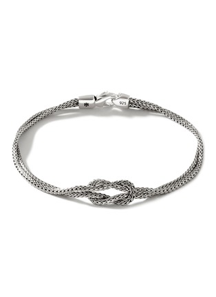 首图 - 点击放大 - JOHN HARDY - ‘Classic Chain’ Silver Knotted Double Chain Bracelet