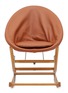 首图 –点击放大 - CARL HANSEN & SØN - AB001 ROCKING NEST 皮革坐垫不锈钢橡木椅