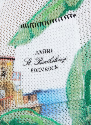  - AMIRI - 自然刺绣针织衬衫