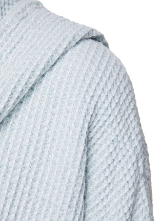  - ABYSS & HABIDECOR - Bees Hooded Bathrobe Aqua — Extra Large
