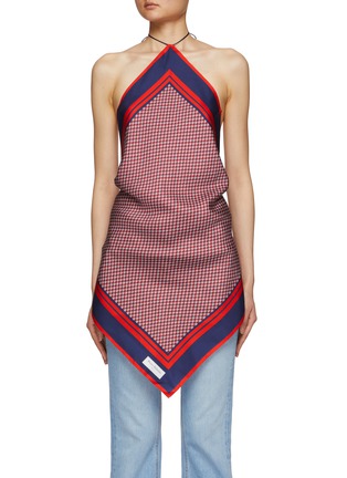 首图 - 点击放大 - BALMAIN - 挂脖真丝上衣