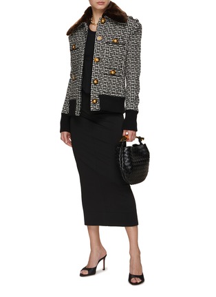 模特儿示范图 - 点击放大 - BALMAIN - MONOGRAM 四口袋夹克