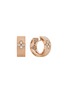 首图 - 点击放大 - ROBERTO COIN - ‘Love In Verona’ 18K Rose Gold Diamond Ruby Hoop Earrings